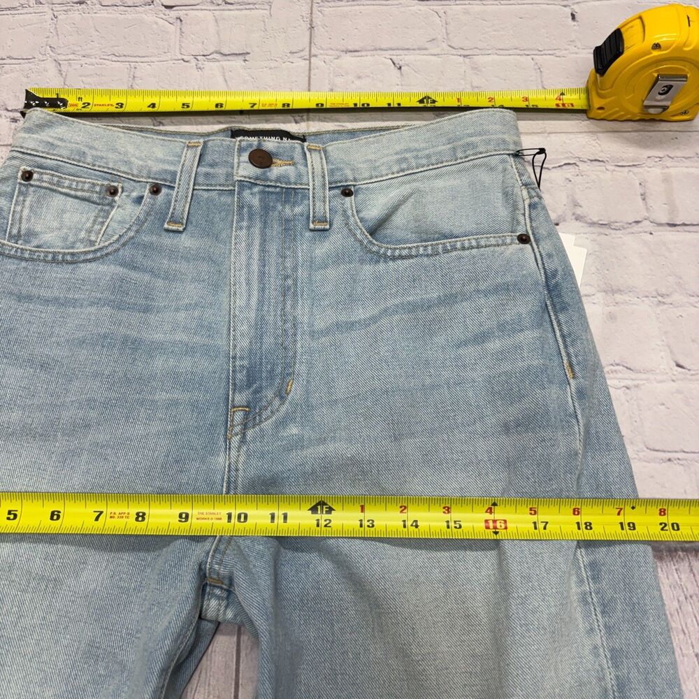 NWT Something Navy Women High Waist Straight Jeans Size 04/27 Blue Denim C134 20 - Picture 3 of 16